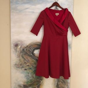 Lindy Bop Red Occasion Dress size 8 U.S. EUC